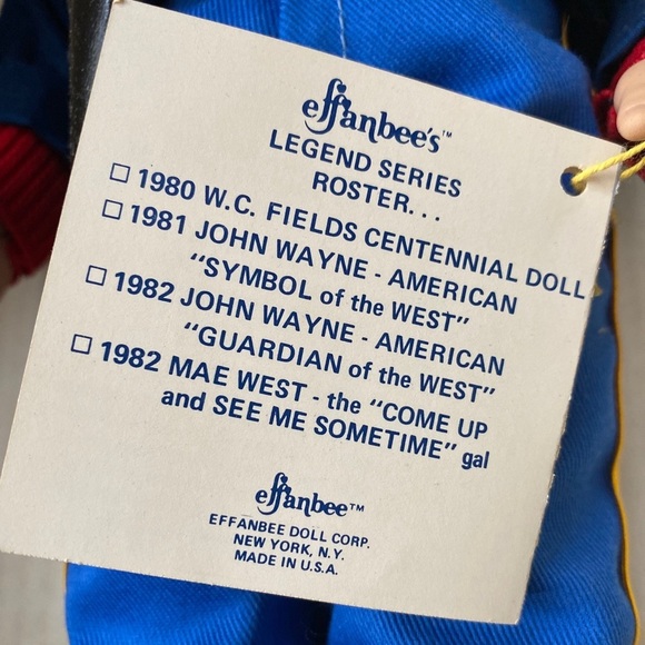 VTG JOHN WAYNE AMERICAN GUARDIAN OF THE WEST 3rd of EFFANBEES LEGEND SERIES 1982 - Picture 10 of 15